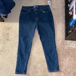 Old Navy Super Skinny Ankle High Rise Jeans SHORT 10 - NWT